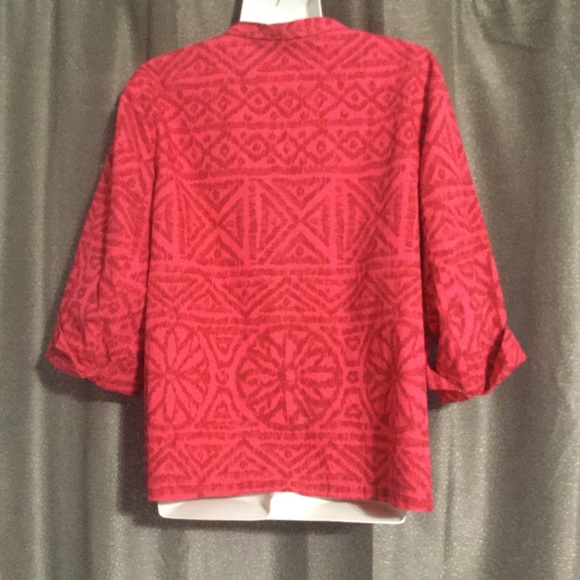 Coldwater Creek 1X Open front lightweight blazer - Picture 2 of 2